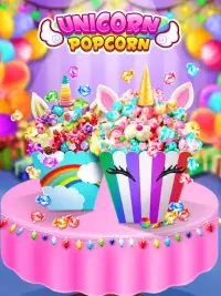 Unicorn Food - Rainbow Popcorn Party Screen Shot 3