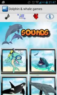 Дельфин игры для детей Screen Shot 1