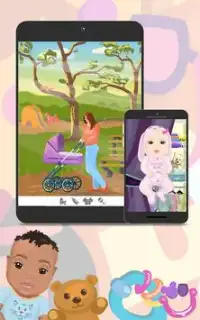 My Baby Sim - childcare game Screen Shot 3