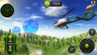 हेलीकाप्टर सिम्युलेटर 3 डी: बचाव हेलीकाप्टर खेल Screen Shot 0