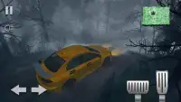Lost Night in Haunted Forest: Scary Car Games Screen Shot 9