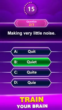 Spelling Quiz - Word Trivia Screen Shot 1