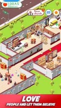 Idle Church Tycoon: Jesus Loves you Screen Shot 0