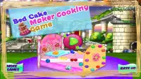 Bed cake maker koken spel Screen Shot 0