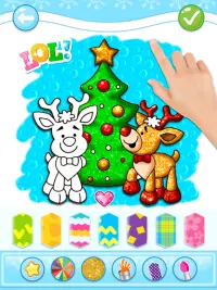 Christmas Coloring Game - Learn Colors Screen Shot 14