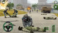 لعبة الجيش شاحنة المحاكاة Screen Shot 1