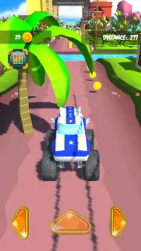Super monster truck Racing 3D Screen Shot 1