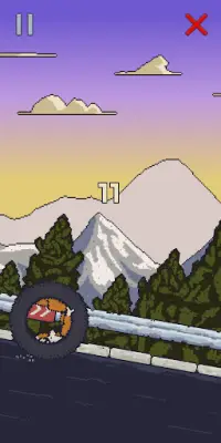 Downhill Death Tire Screen Shot 1