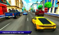3D City Highway Traffic Racing Speed Rush Driving Screen Shot 3