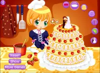 Düğün Pastası Maker - Kızlar için Yemek oyunları Screen Shot 5