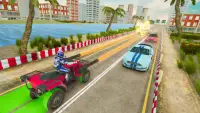 ATV Quad Bike Racing: Traffic Shooting Simulator Screen Shot 2