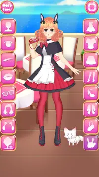 Anime Makyaj - Sevimli Çizgi Kız Modası Screen Shot 5