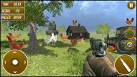 صيد الطيور دجاج: ألعاب 2020 - تصويب بري دجاجة Screen Shot 3