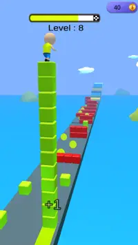 Cube Surfer 3D Run - Cube Racing Screen Shot 0