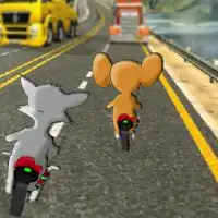 Jerry Moto Race with Tom Screen Shot 0