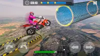 Sky Bike Stunt Master : Free Offline Racing Game Screen Shot 1
