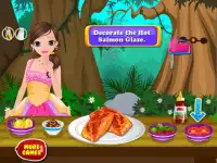 الطبخ البنات السلمون الألعاب Screen Shot 7