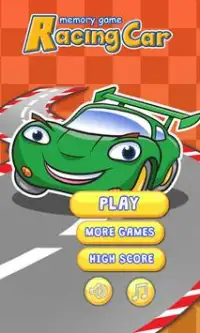 Racing Car Memory Game Screen Shot 0