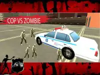 Police Car Chase Vs Zombie Screen Shot 4