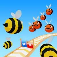 Bee Run 3D – Fun Running Swarm Race Games