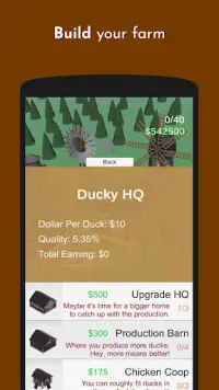 Duck Auto Industry - A Farm Tycoon Sim Screen Shot 2