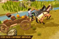 carro de caballos transporte de la granja Screen Shot 11