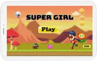 Super Runner Girl  – Jeu d'aventure Screen Shot 0