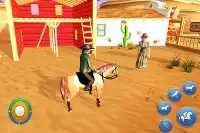 Horse Taxi: Fantasy Western Passenger Transport Screen Shot 0