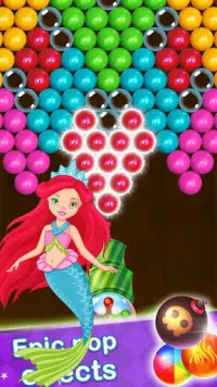 New Bubble Shooter Mermaid Adventure Screen Shot 1