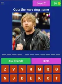 Quiz WWE ring name Screen Shot 10