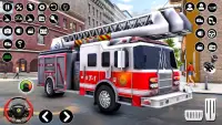 US Firefighter Truck Games 3D Screen Shot 1
