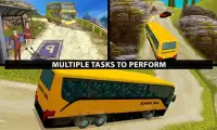 High School Bus Games 2018: Extreme Off-road Trip Screen Shot 2