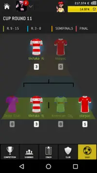 Striker Manager 2016 (Soccer) Screen Shot 2
