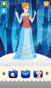 Dress and Make up Frozen Screen Shot 4