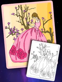 Princess Coloring Book & Drawing Pad Screen Shot 1