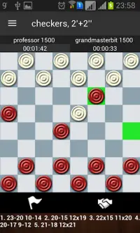 Checkers online Screen Shot 1