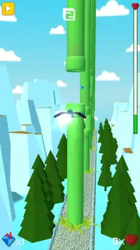 Flappy Crow 3D Screen Shot 1