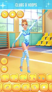 Gymnastic Dress Up Permainan Screen Shot 3