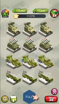 Merge Military Vehicles Tycoon Screen Shot 1