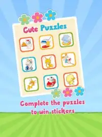 Cute Puzzles - For Kids Screen Shot 3