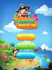 Pirate pig bubble shooting Screen Shot 14