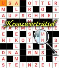 German Crossword Word Game Free Screen Shot 0