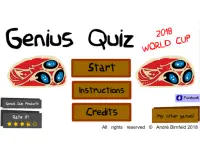 Genius Quiz 2018 World Cup Screen Shot 4