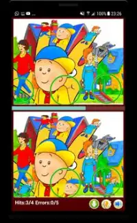 Find the Difference Caillou Wallpaper Fan Art Screen Shot 2