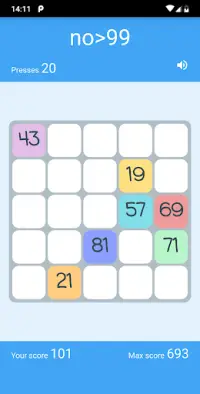 No>99 - Play with numbers Screen Shot 0