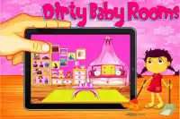 Baby Rooms Cleaning Game Screen Shot 1