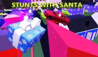 Santa Winter Snow Christmas Gift Spread Car Sim Screen Shot 0