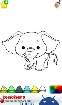 Cute Animals Coloring Book Screen Shot 4