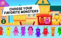 My Chomping Monster Town - Toy Train Game for Kids Screen Shot 2