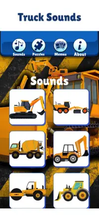 Kids Construction Truck Games Screen Shot 1